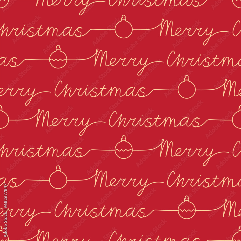 Text Merry Christmas seamless pattern. Vector iluustration. Text Merry Christmas seamless pattern. Vector iluustration.