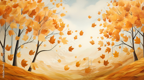 Whimsical Autumn Leaves