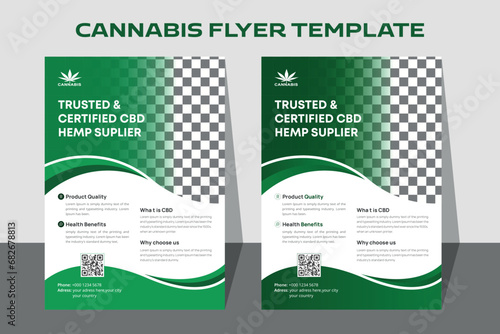 Cannabis Flyer Template | CBD Flyer Design | Flyer Template