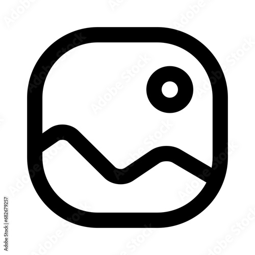 Photo icon or image icon