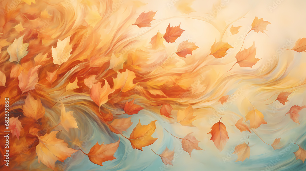 Whimsical Autumn Leaves Whimsical Autumn Leaves