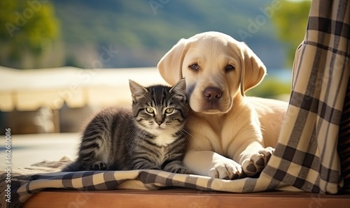 A Cozy Naptime with Furry Friends