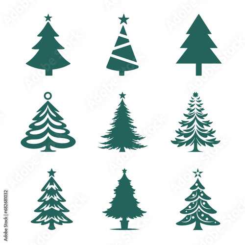 free vector christmas tree design elements vector. Illustration Tree for Christmas.