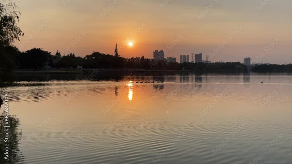 sunrise over the lake sunrise over the lake