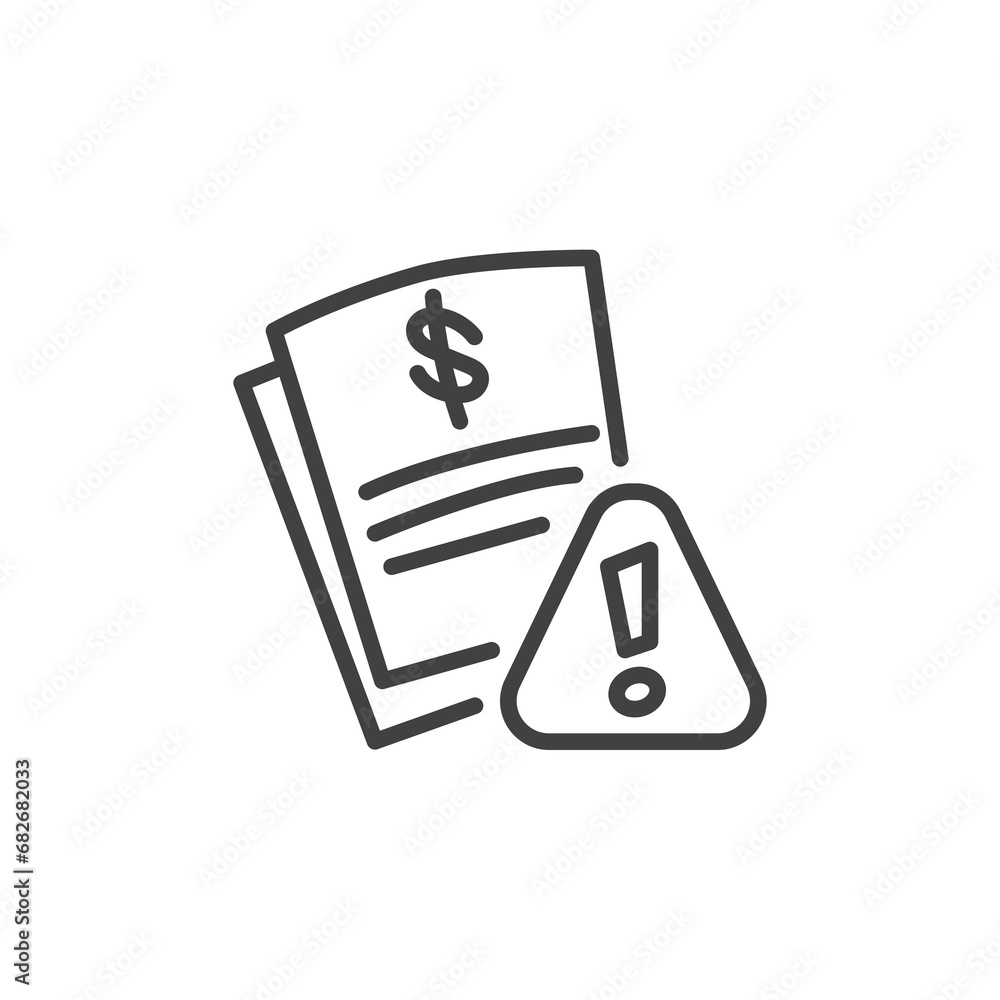 Risk Management line icon Risk Management line icon