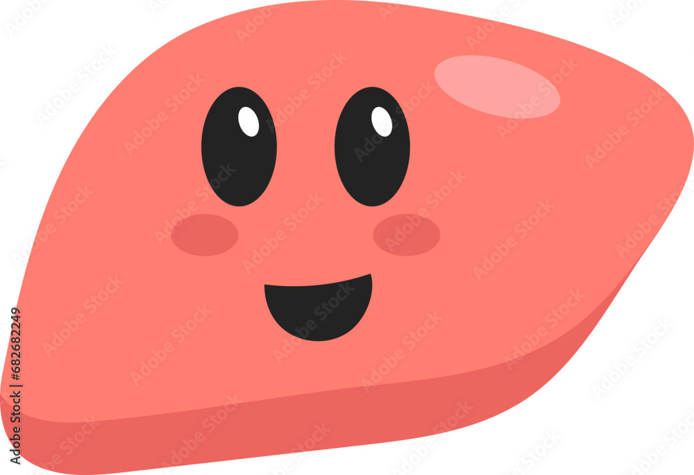 Obraz premium Cute Organ Character