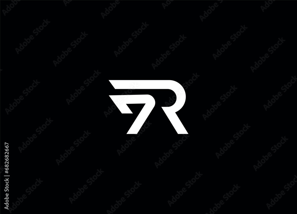 PR initial logo design and creative logo PR initial logo design and creative logo