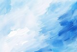 Blue abstract brush stroke background Abstract Painting Banner