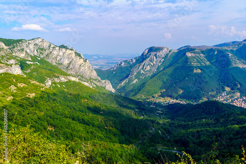 Vratsa Balkan Mountains, and the Vratsa town photo