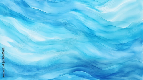 Abstract blue watercolor background. Hand drawn illustration for your design.