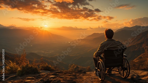 person on wheelchair