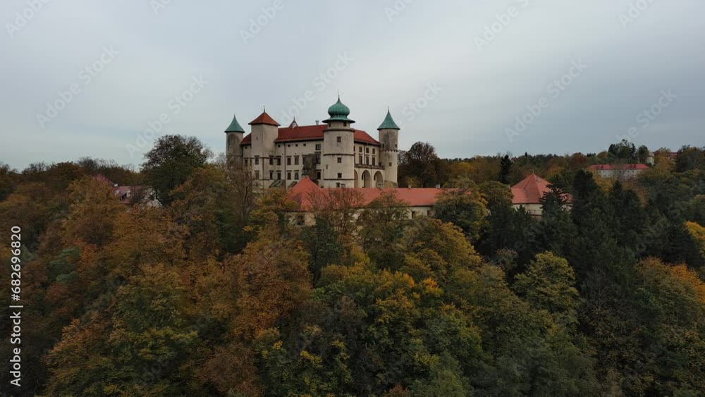 Castle in Wisnicz, the largest castle in Lesser Poland after Wawel, Poland. Castle in Wisnicz, the largest castle in Lesser Poland after Wawel, Poland.