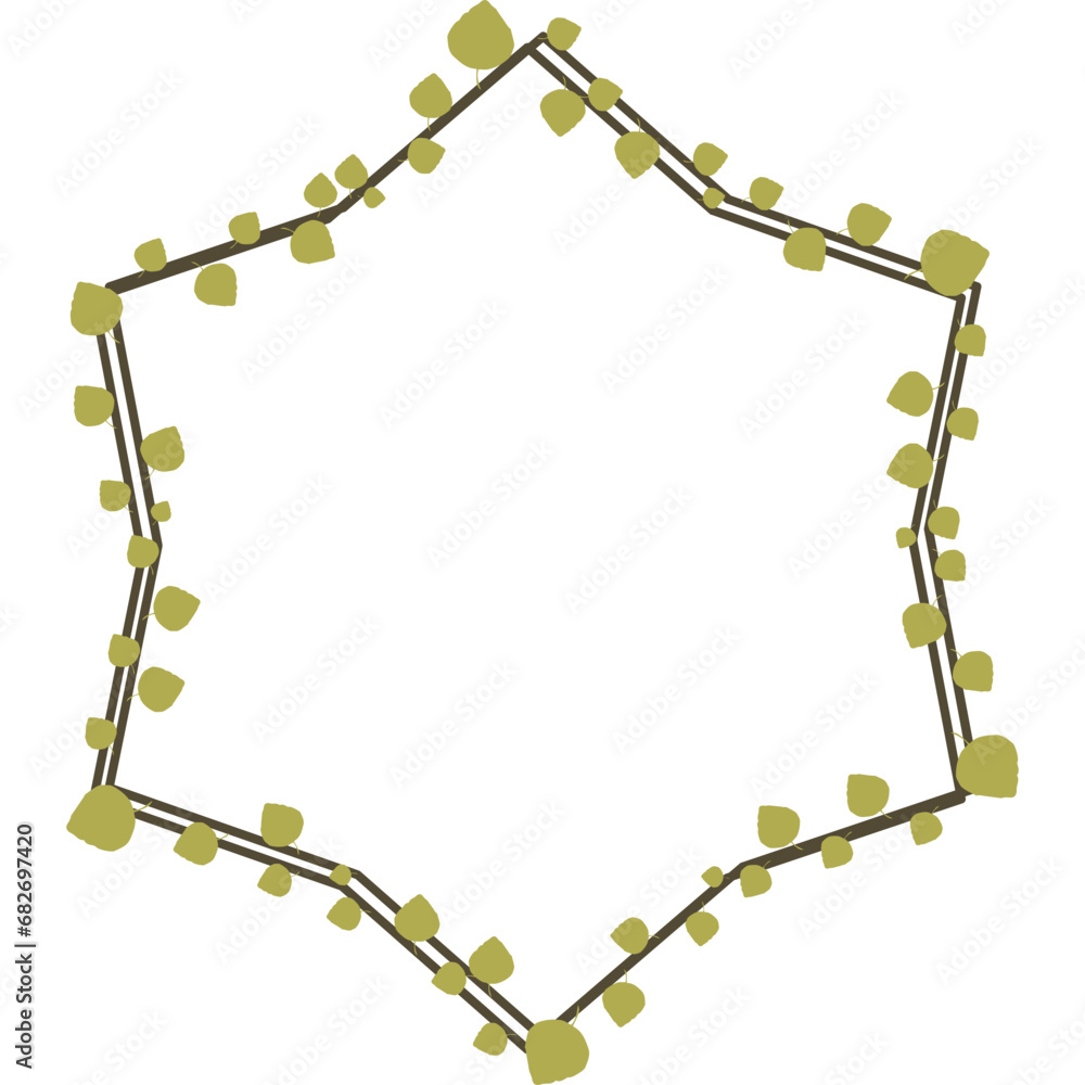 Geometric Vine Frame Geometric Vine Frame