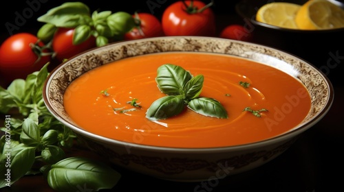 Fresh tomato soup