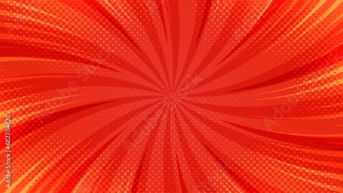 red dynamic comic background
