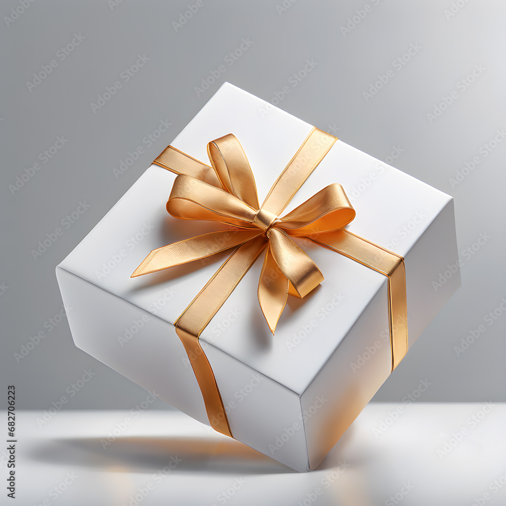 Beautiful and luxury gift box with bow Beautiful and luxury gift box with bow