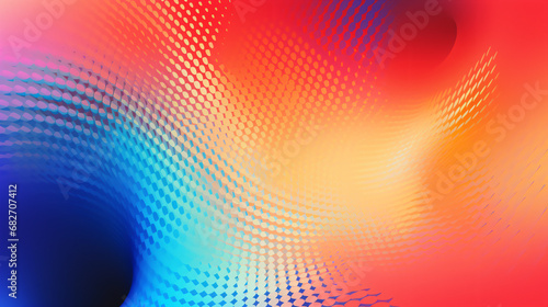 Abstract modern halftone background - Generative AI