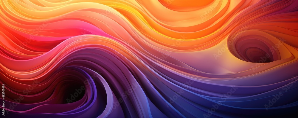 Fototapeta premium Smooth wave abstract modern background. Cover design template, certificate postcard, document, business.