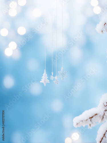 Merry christmas and happy new year background.