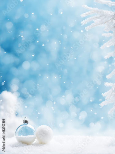 Merry christmas and happy new year background.