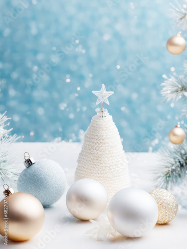 Merry christmas and happy new year background.