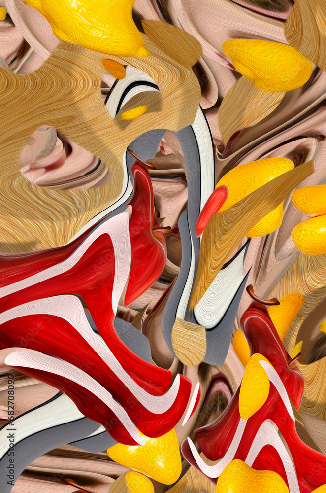 Obraz premium Abstract composition. Abstract background 