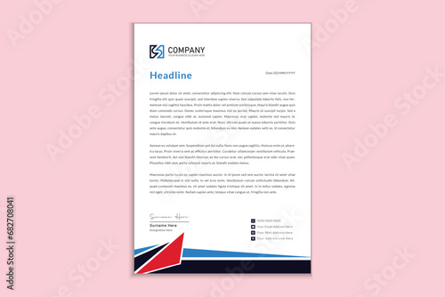Professional letterhead template for your business