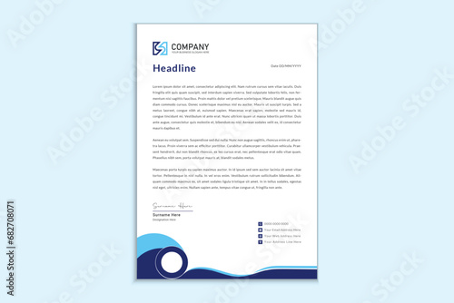 Professional letterhead template for your business