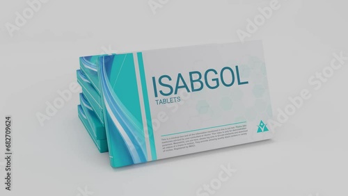 ISABGOL tablets in medicine box
