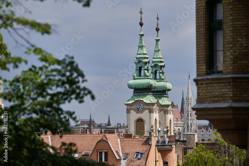 Photography St Anne Parish of Upper Watertown (Hungarian: Felsővízivárosi Szent Anna-plébánia), a Roman Catholic temple located in the Várkerület district
