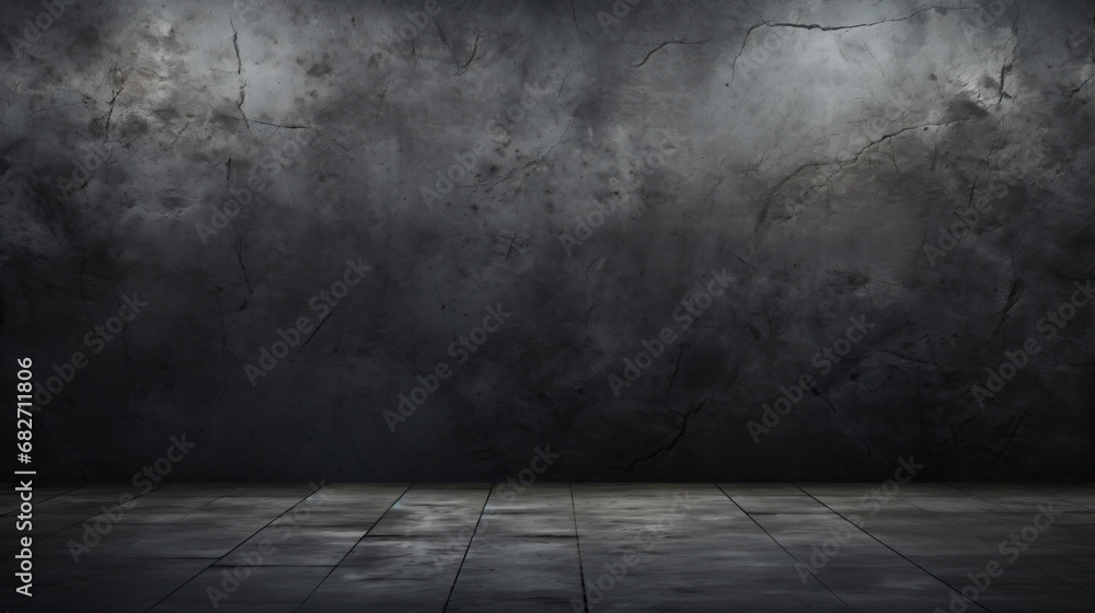 dark concrete background - Generative AI dark concrete background - Generative AI