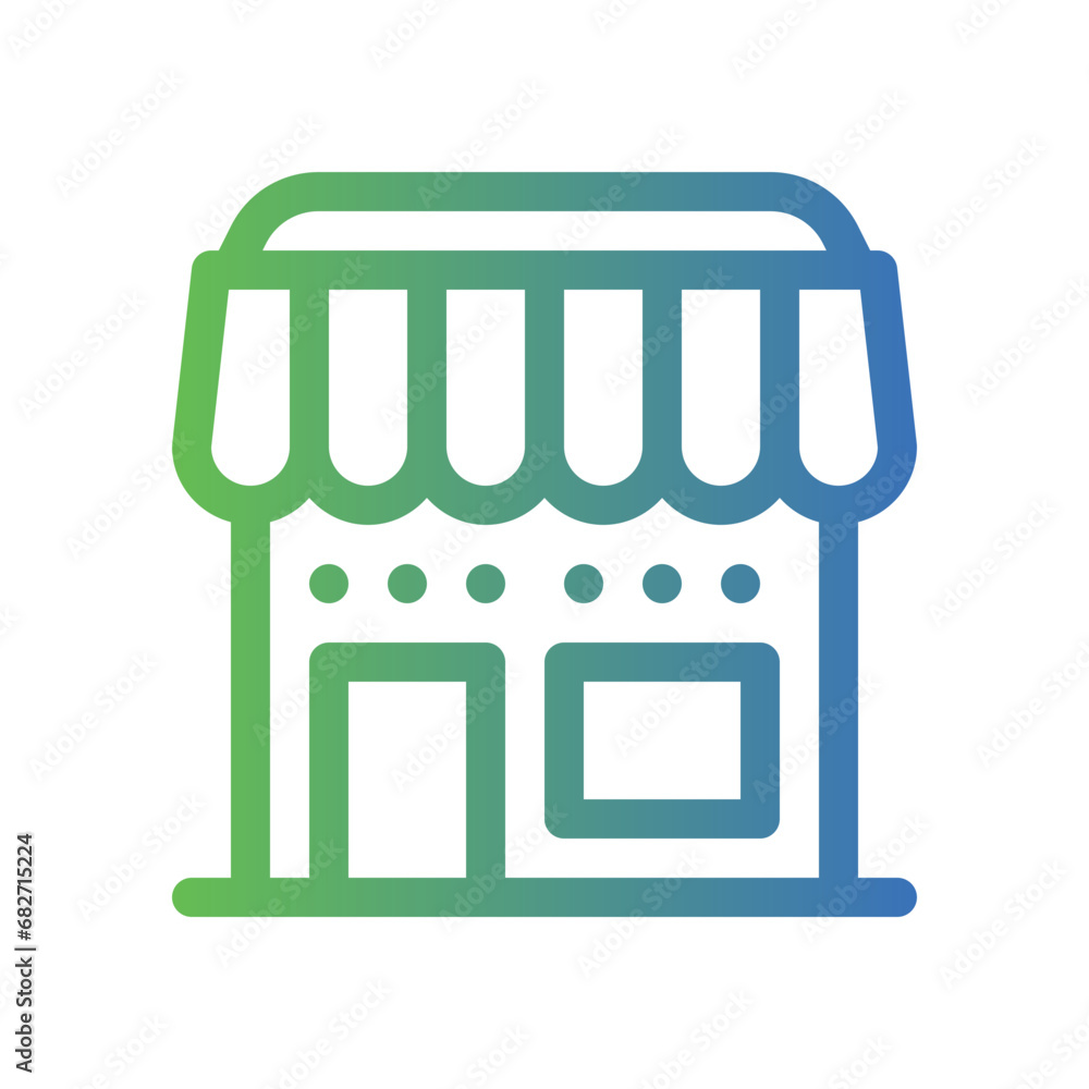 store gradient icon store gradient icon