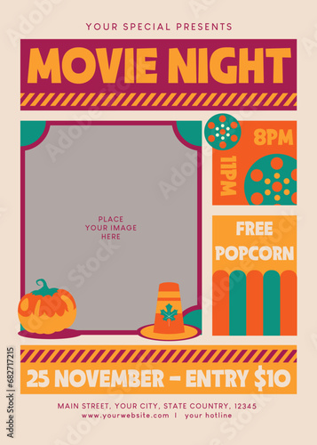 Movie Night Flyer