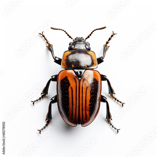 Beetle insect isolated on white background © Diana