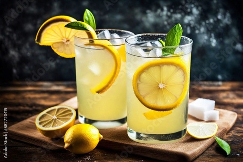 lemonade with lemon