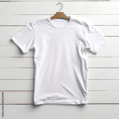 T-shirt mockup isolated on white background