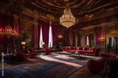 Wallpaper Mural A luxurious and extravagant room adorned with lavish and ornate decorations Torontodigital.ca