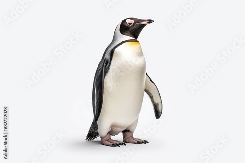 Penguin on a white background