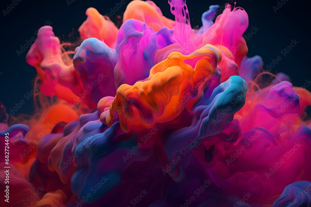 Fototapeta premium colorful background with space.