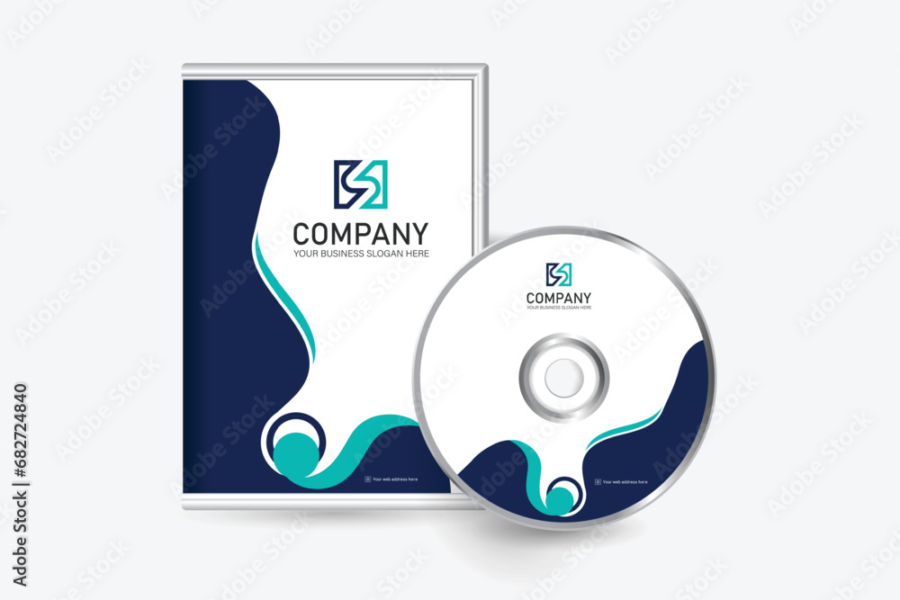 Naklejka premium Professional DVD Cover template for your business