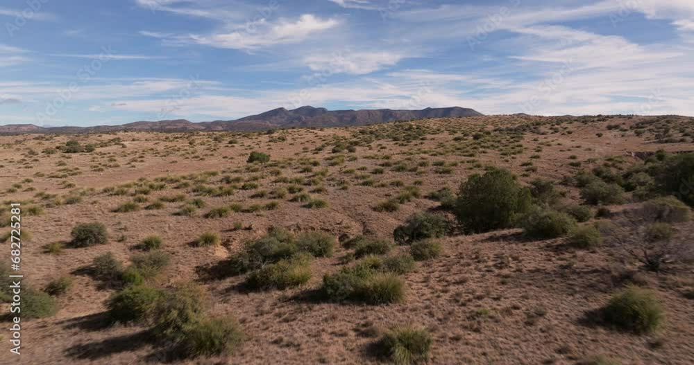 Cinematic Shot Flying Over New Mexico Desert Cinematic Shot Flying Over New Mexico Desert