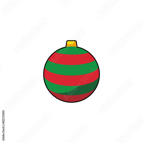 cartoon round christmas lights