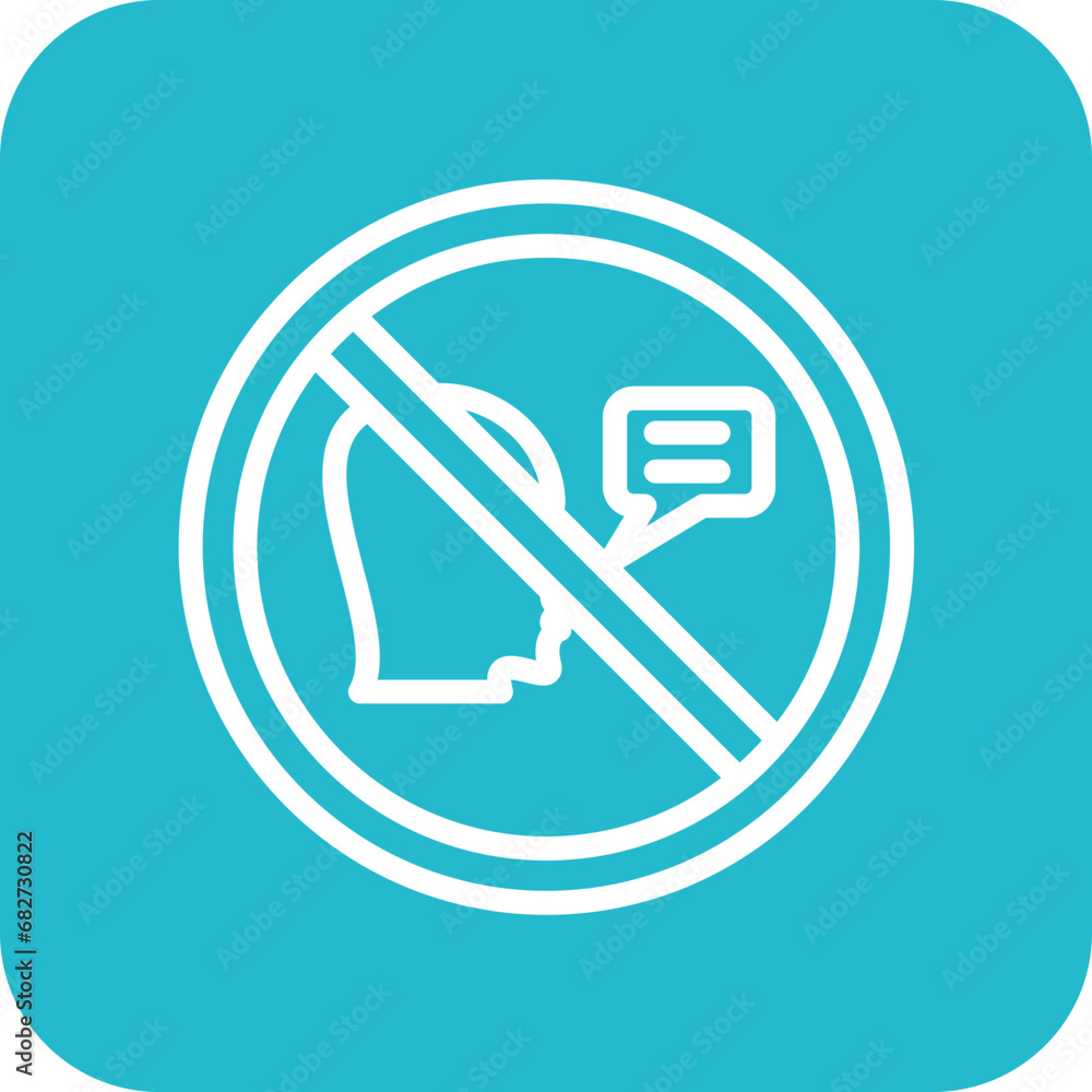 No Speak Icon No Speak Icon