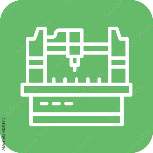 Cnc Machine Icon