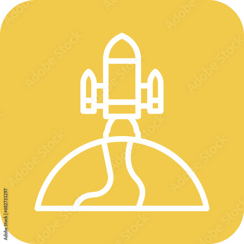 Rocket Earth Icon