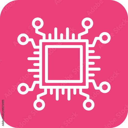 Brain Chip Icon