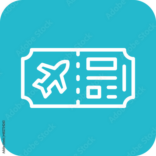 Flight Ticket Icon