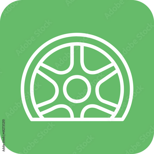 Flat Tire Icon