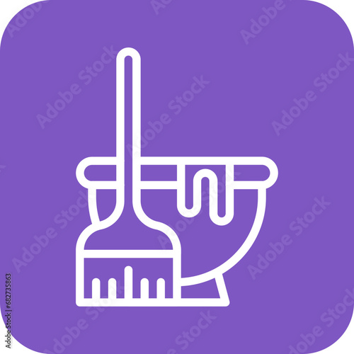 Hair Dye Brush Icon