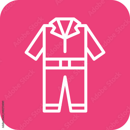 Coverall Clothes Icon